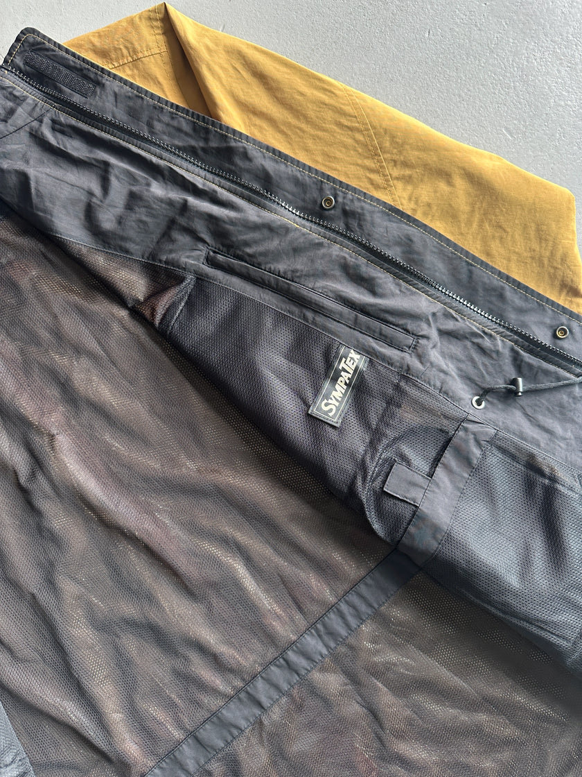 PAUL SMITH RED - 1990s WATERPROOF FUNNEL NECK PARKA