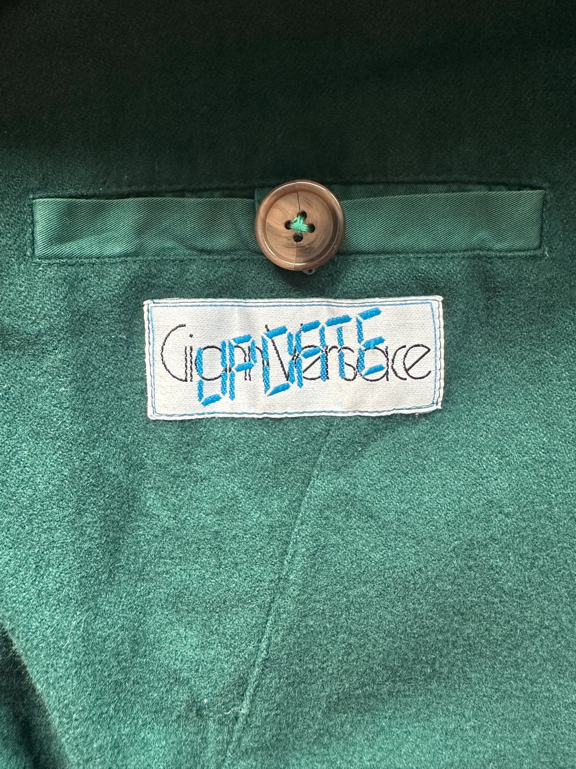 GIANNI VERSACE - 1980s BOMBER JACKET WITH FUR COLLAR