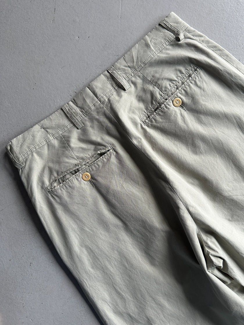 DRIES VAN NOTEN - 1990s STRAIGHT FIT TAILORED TROUSERS