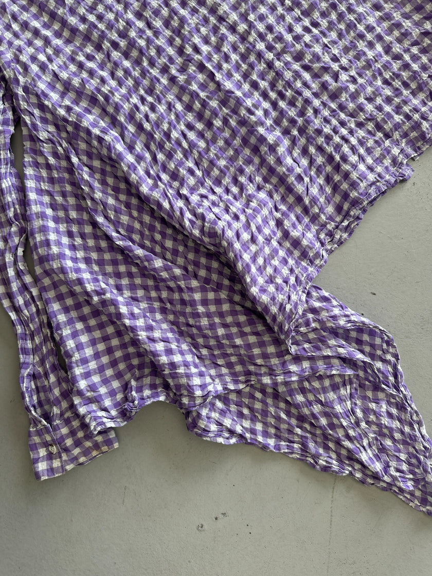 KAPITAL - 1990s DRAPING SIDES ASYMMETRICAL SHIRT