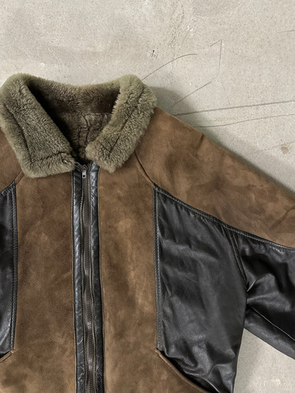 1980s SHEARLING BOMBER JACKET