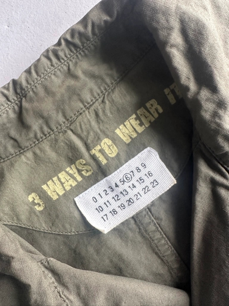 MARTIN MARGIELA - S/S 2003 3 WAYS TO WEAR BUTTONED JACKET