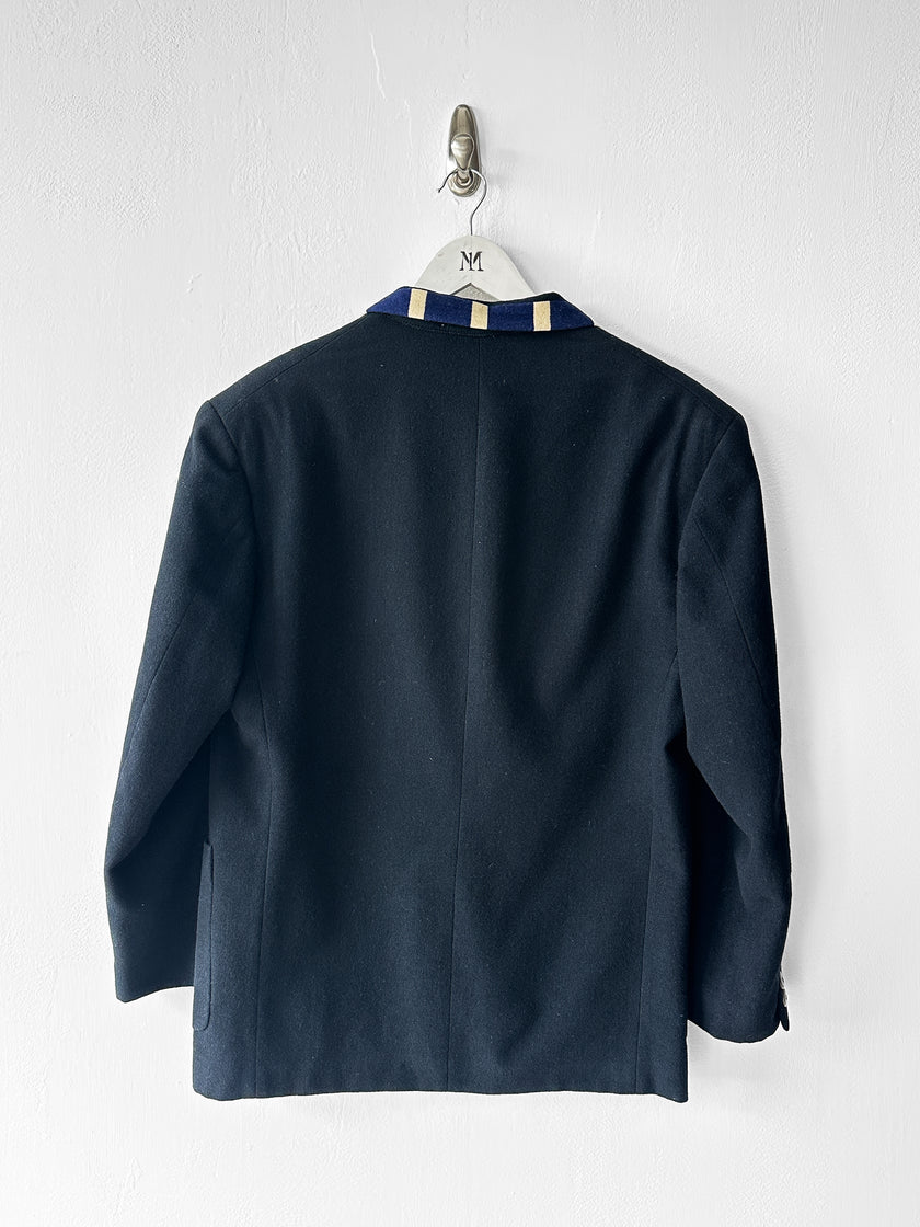 YOHJI YAMAMOTO - A/W 1989 OVERSIZED BLAZER WITH STRIPED LAPELS