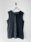 YOHJI YAMAMOTO - F/W 1999 TWO TONE KNIT VEST TOP