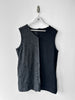 YOHJI YAMAMOTO - F/W 1999 TWO TONE KNIT VEST TOP