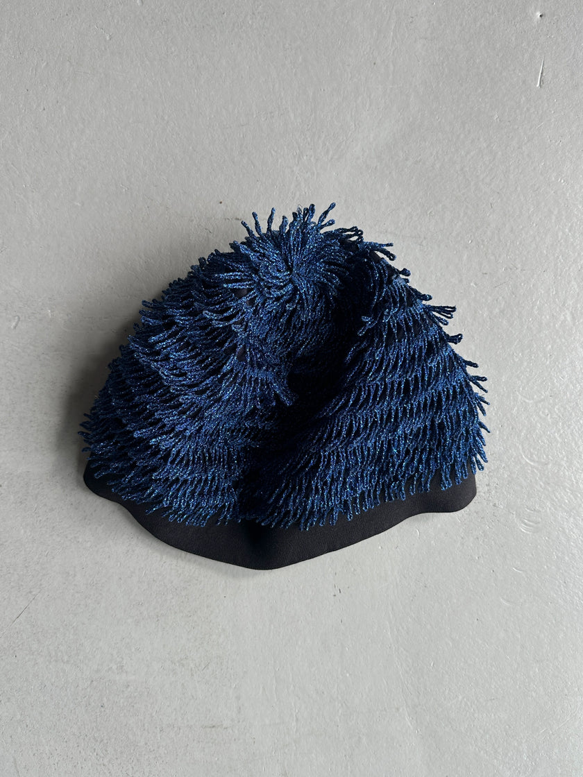 GIORGIO ARMANI - F/W 2018 SHIMMERING LOOPED FRINGE HAT