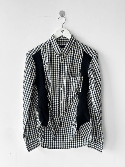 COMME DES GARÇONS HOMME - A/W 2008 RUCHED FRONT GINGHAM SHIRT