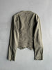 1990s TRIPLE ZIP FRONT CROP FIT JACKET