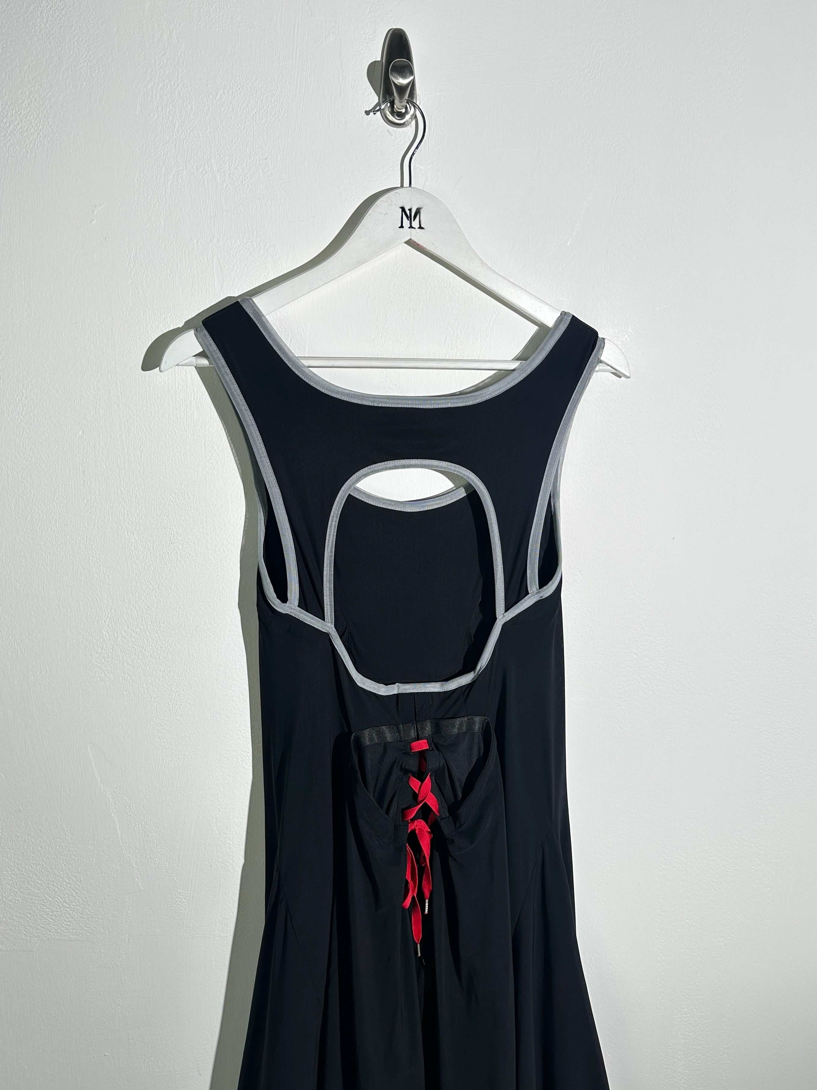 MARITHÉ + FRANÇOIS GIRBAUD - early 2000s DRESS WITH CUT OUT BACK