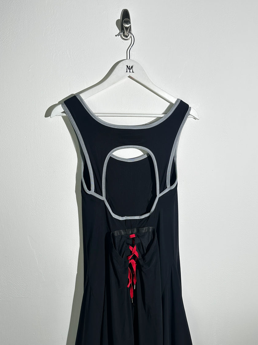 MARITHÉ + FRANÇOIS GIRBAUD - early 2000s DRESS WITH CUT OUT BACK