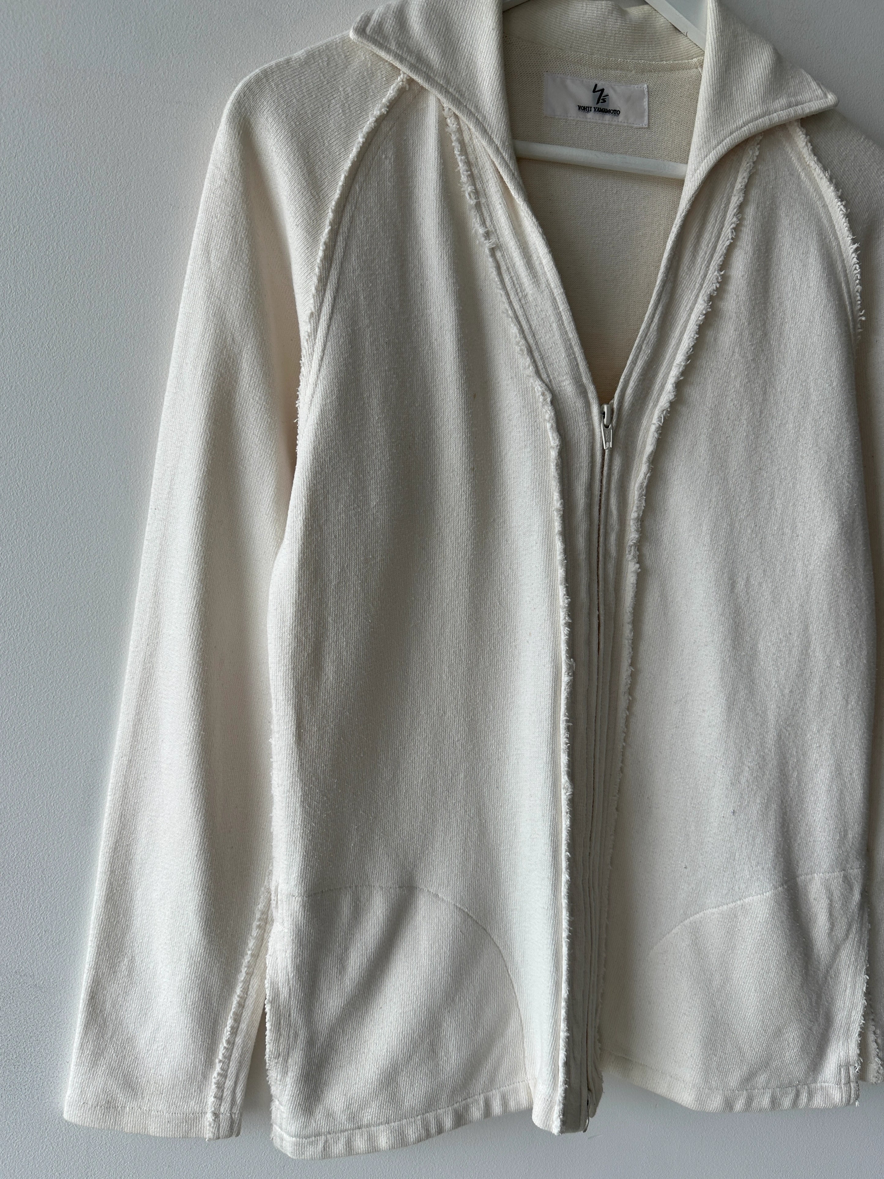 YOHJI YAMAMOTO Y's - early 2000s DOUBLE ZIP WITH RAW SEAMS