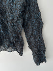 ISSEY MIYAKE PERMANENTE - late 1980s 3D SPIKE LONG SLEEVE TOP
