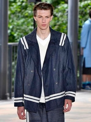 ISSEY MIYAKE - S/S 2019 DOUBLE BREASTED DENIM JACKET