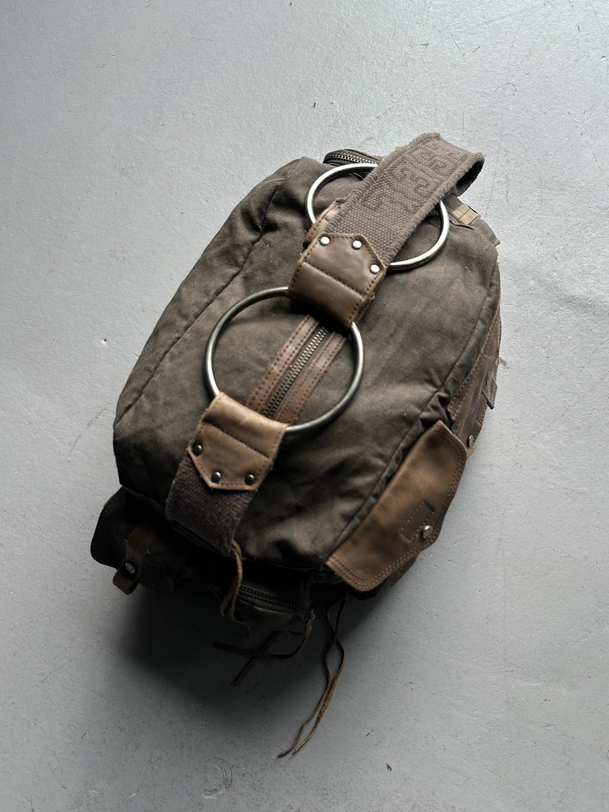 DIESEL SPARE PARTS - 2000s WAXED CANVAS CARGO BAG