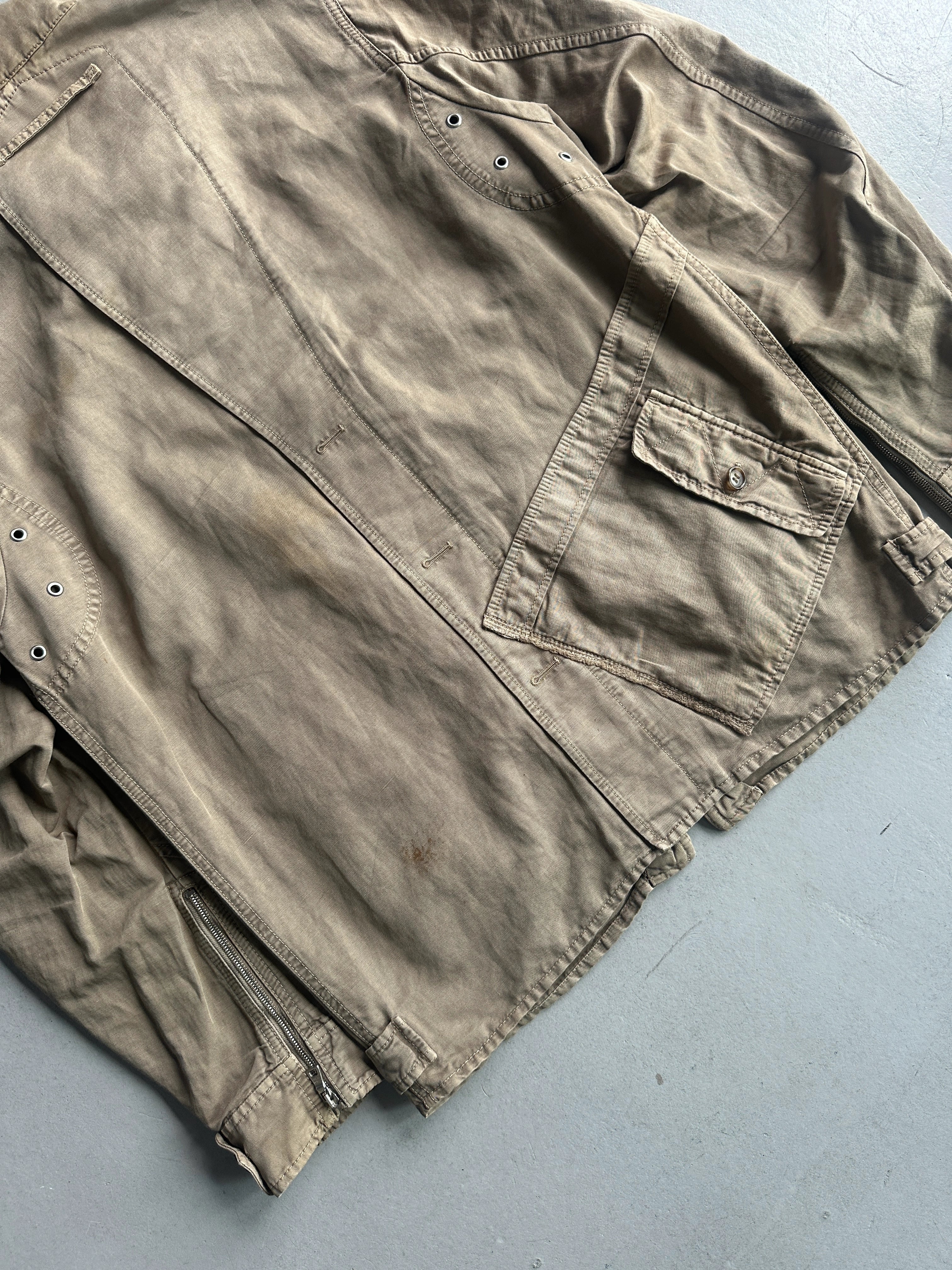 PRADA LINEA ROSSA - 2000s DECONSTRUCTED LIGHT JACKET