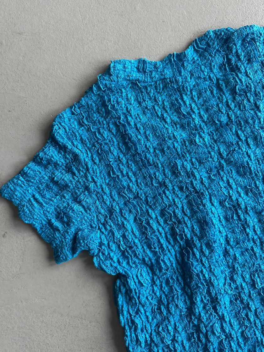 ISSEY MIYAKE HaaT - S/S 2001 LAYERED RUCHED T-SHIRT