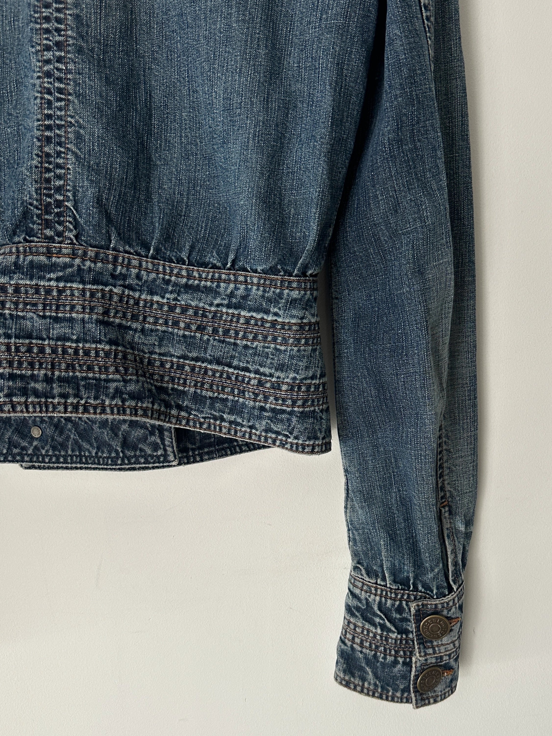 ICEBERG  - S/S 2006 DOUBLE BREASTED WAIST DENIM JACKET