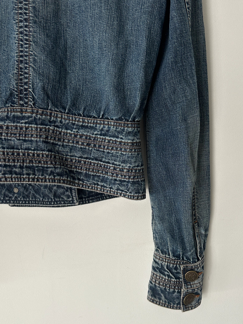 ICEBERG  - S/S 2006 DOUBLE BREASTED WAIST DENIM JACKET