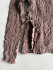 ISSEY MIYAKE ME CAULIFLOWER - 2000s LONG SLEEVE TOP WITH SIDE POCKET