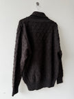 ISSEY MIYAKE - early 1980s 3D CUT OUT KNIT TURTLENECK JUMPER