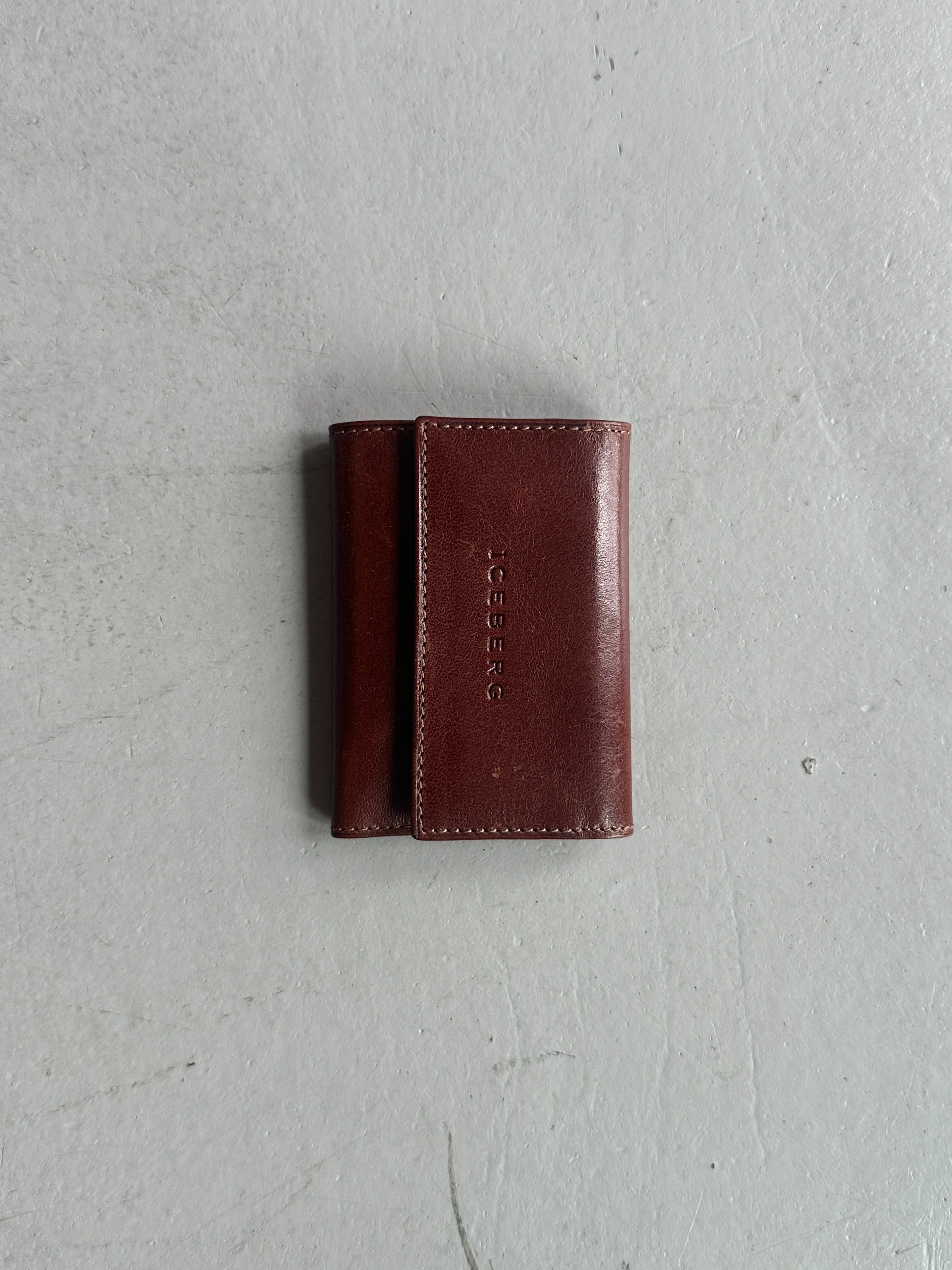 ICEBERG - 1990s LEATHER KEY HOLDER