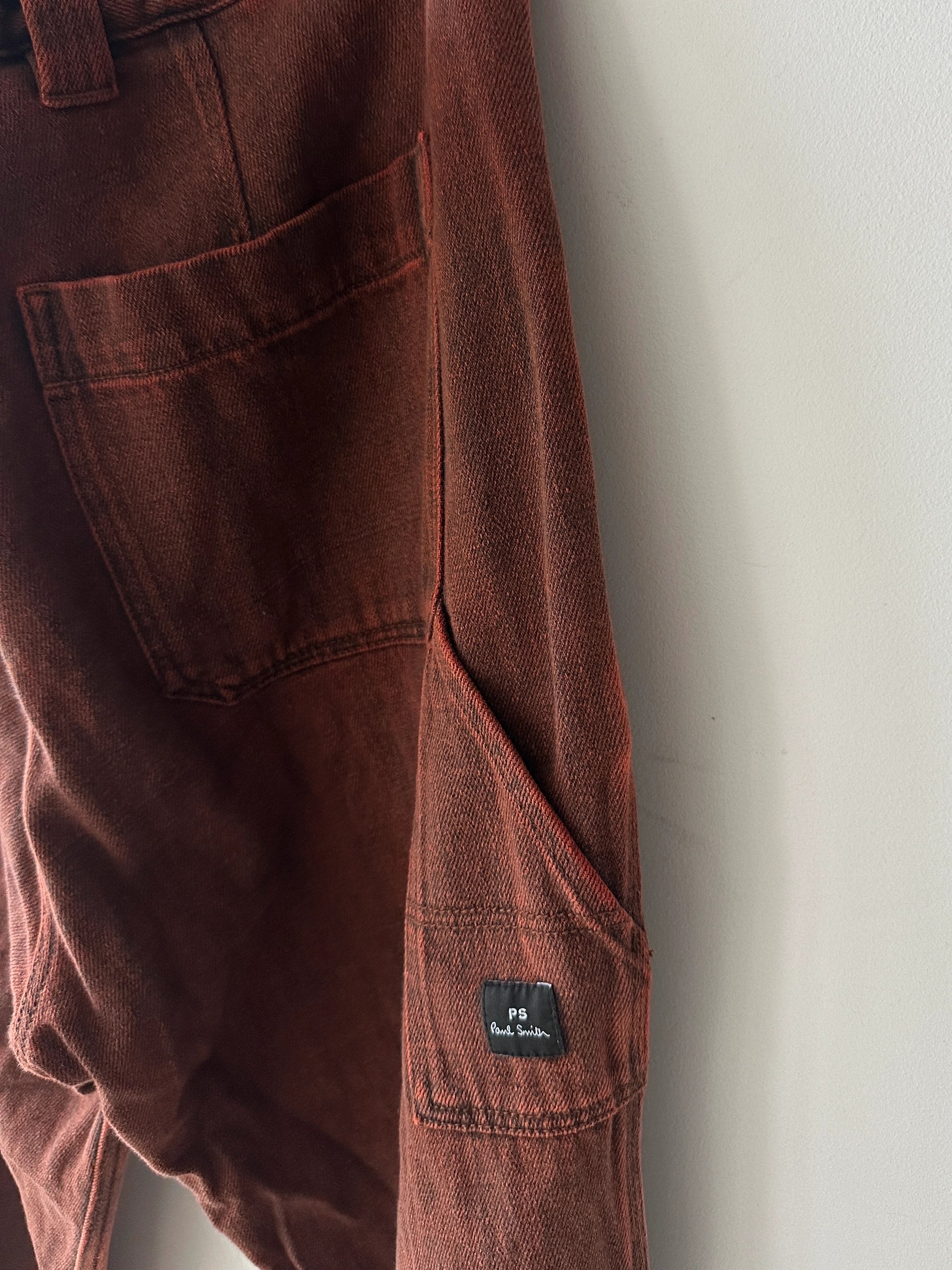 PAUL SMITH  - 2000s CARGO DISTRESSED JEANS