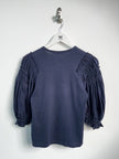 COMME DES GARÇONS - S/S 2008 RUCHED PUFF SLEEVE TOP