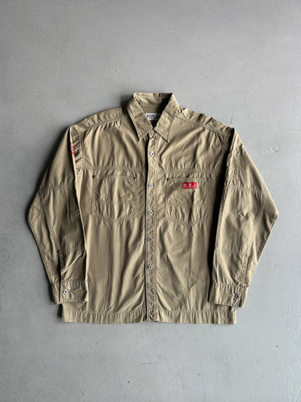 REPLAY - 2000s LONG SLEEVE SHIRT WITH CHEST POCKET