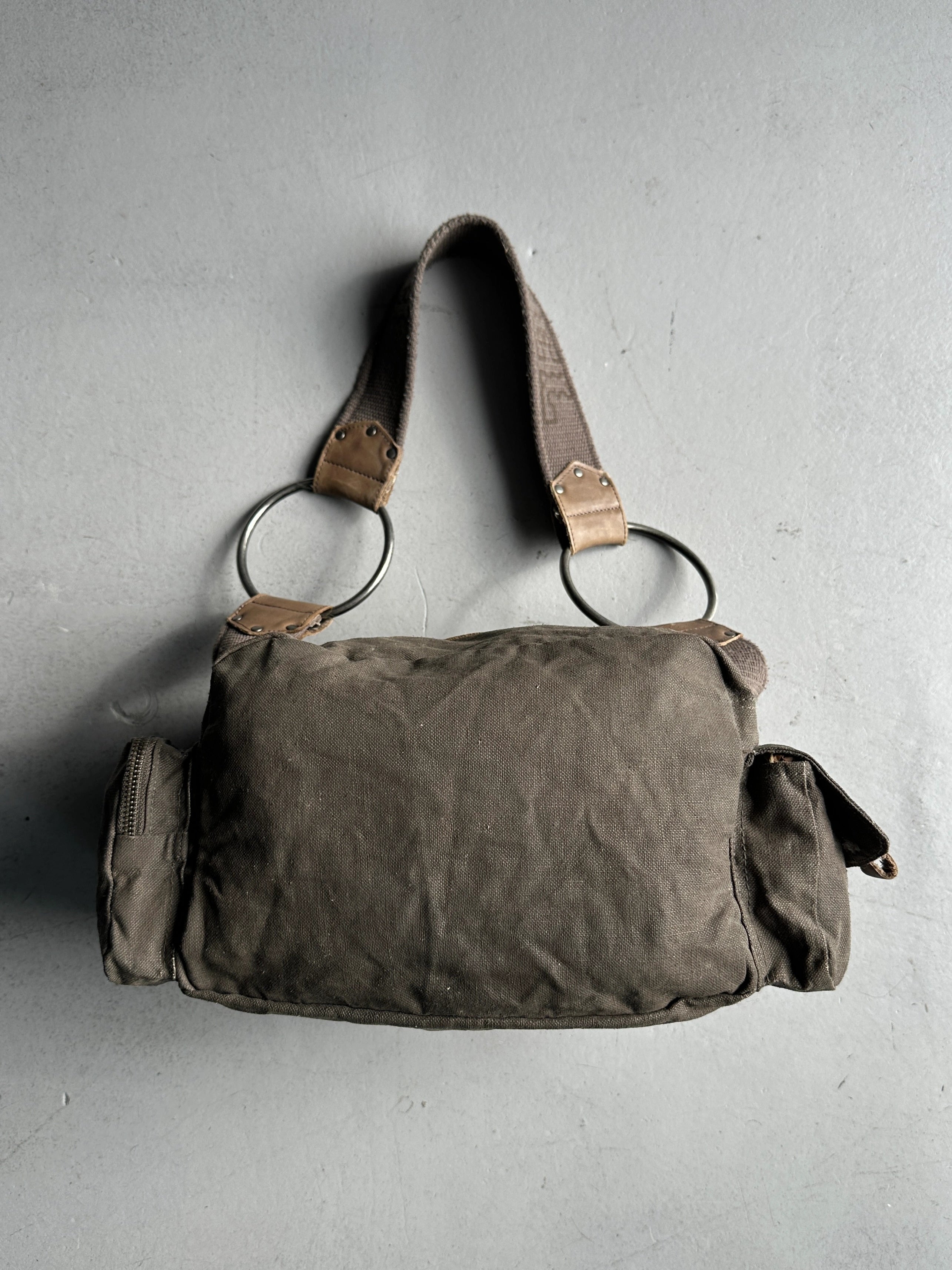 DIESEL SPARE PARTS - 2000s WAXED CANVAS CARGO BAG