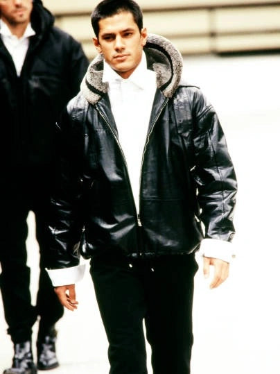 GIANFRANCO FERRÉ 1994 BACKPACK LEATHER JACKET
