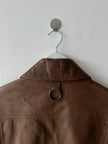 GIANFRANCO FERRÉ - early 2000s ASYMMETRICAL FRONT LEATHER BIKER JACKET