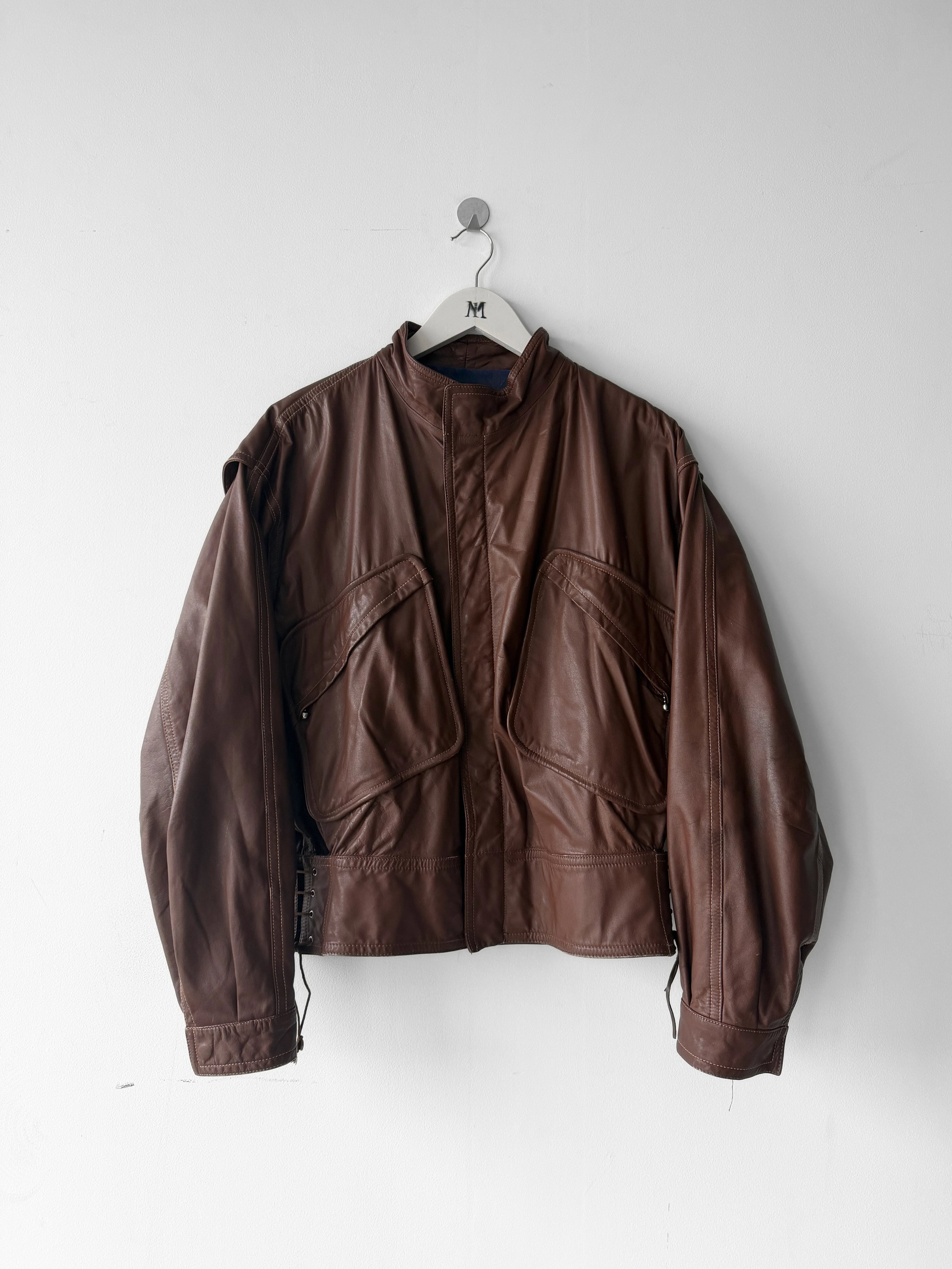 EMPORIO ARMANI S/S 1983 LEATHER JACKET