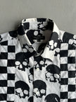 COMME DES GARÇONS SHIRT - S/S 2011 ALL OVER SKULL PRINT LONG SLEEVE SHIRT