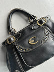 JUST CAVALLI  - F/W 2006 HANDBAG WITH BUCKLE SIDE STRAPS