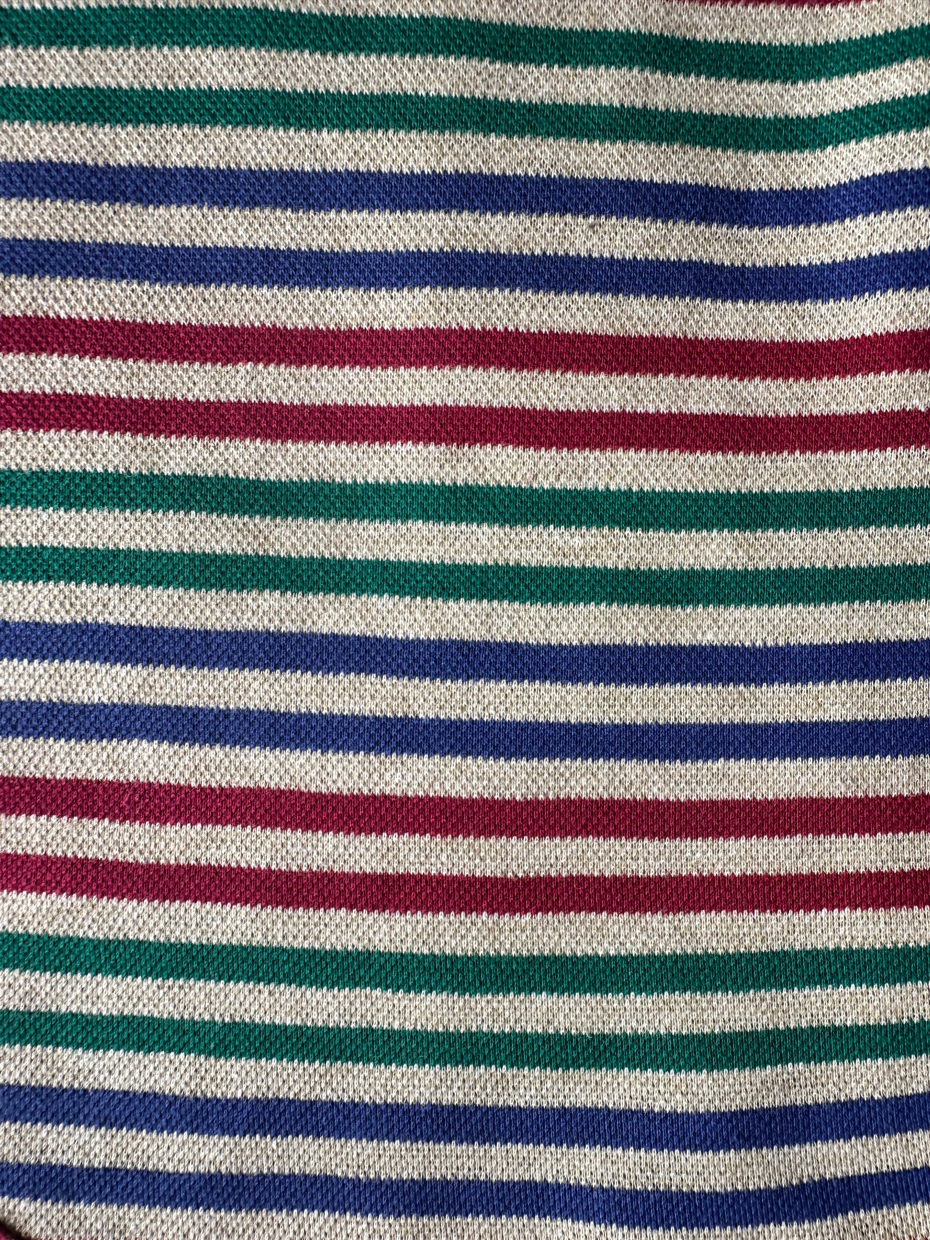 1980s STRIPED CREW NECK T-SHIRT