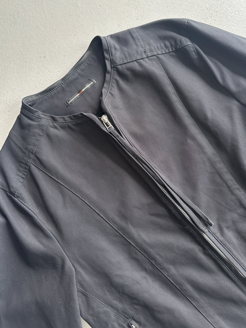 JEAN PAUL GAULTIER OBJET - 1990s TEXTURED BIKER JACKET