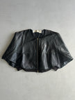 SIMONE SAUVAGE - 2000s BOXY FIT LEATHER JACKET