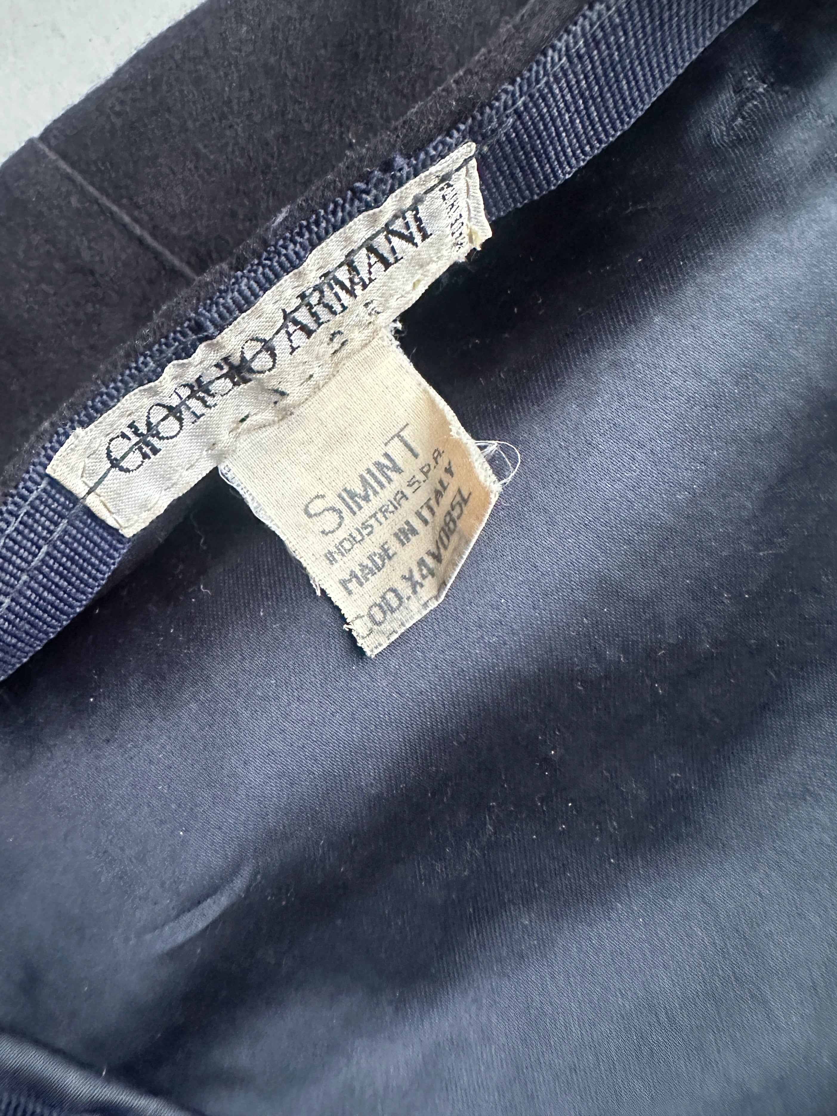 GIORGIO ARMANI - 1980s WOOL FLAT CAP