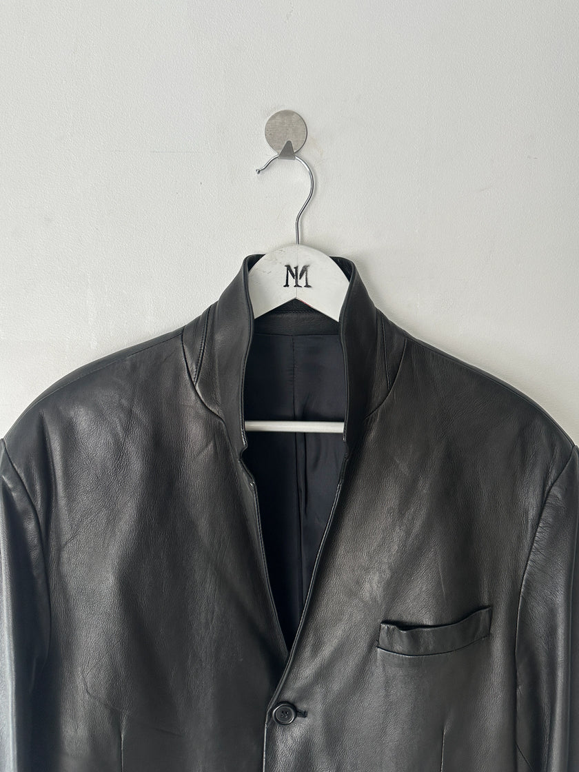 NICOLE FARHI - F/W 2005 SOFT LEATHER BLAZER