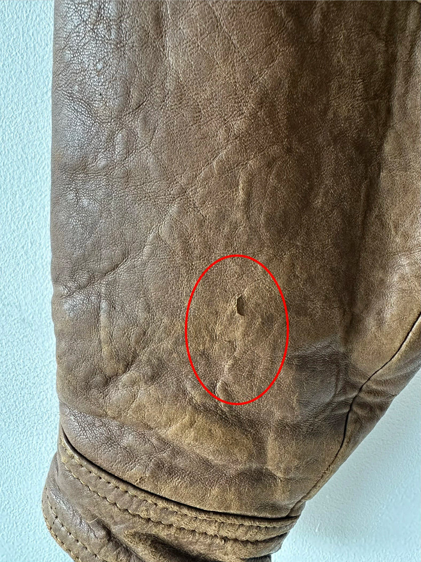 VALENTINO - early 1980s LEATHER BOMBER JACKET