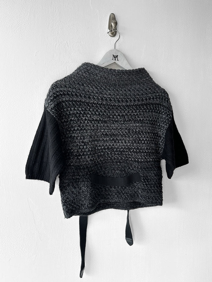 DANIELE ALESSANDRINI - early 2000s BOXY CHUNKY KNIT TOP