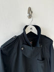 GIANFRANCO FERRÉ - S/S 2008 STRAIGHT FIT JACKET WITH OVERSIZED THROAT FLAP