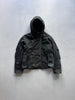 GIANFRANCO FERRÉ – 1990s BLACK HOODED JACKET WITH TOGGLE CLOSURES