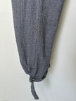 YOHJI YAMAMOTO - S/S 1999 STRIPED TROUSERS WITH ADJUSTABLE TIE HEMS