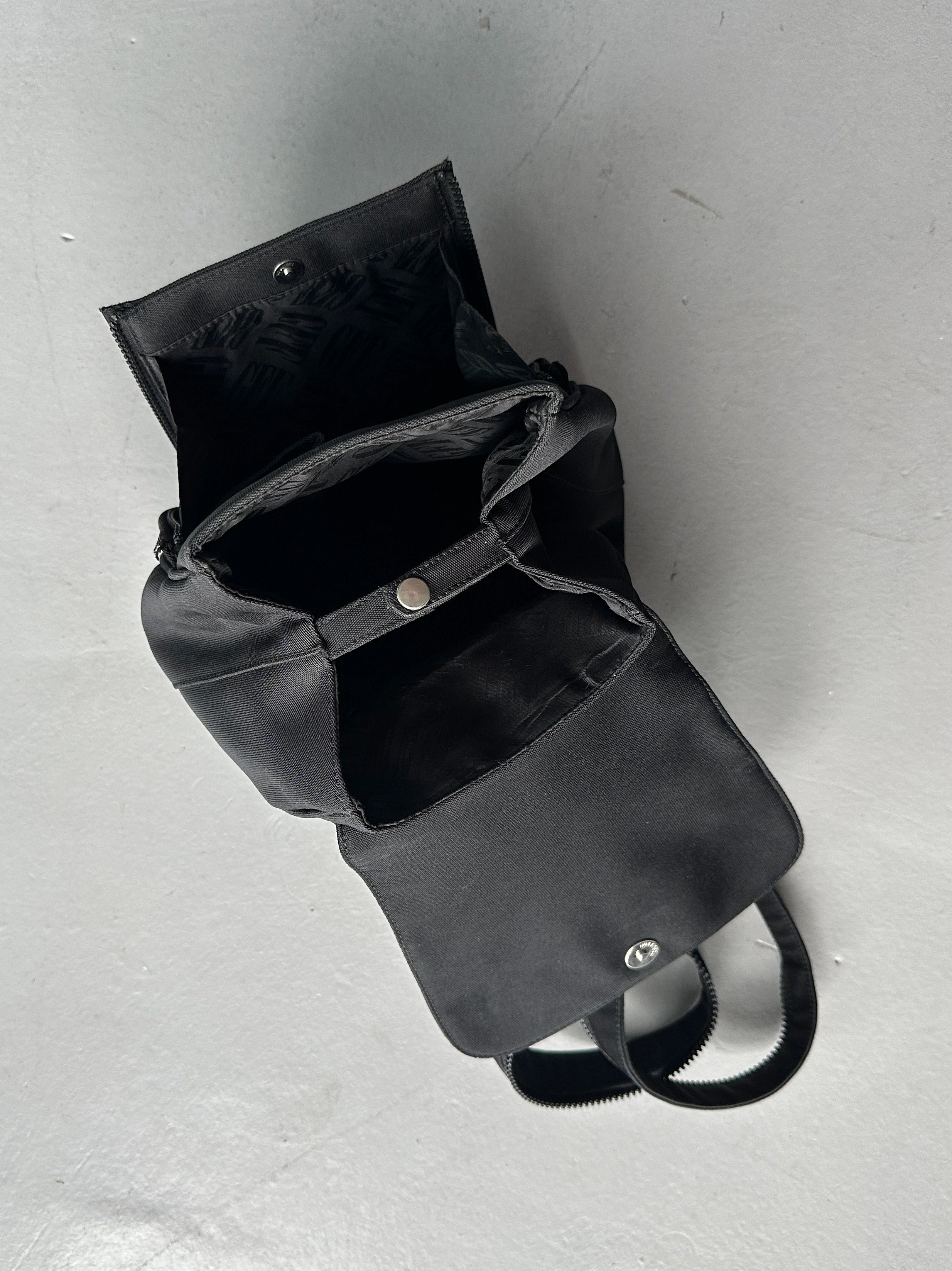 GIANFRANCO FERRÉ - 1990s ZIPPABLE STRAPS BACKPACK