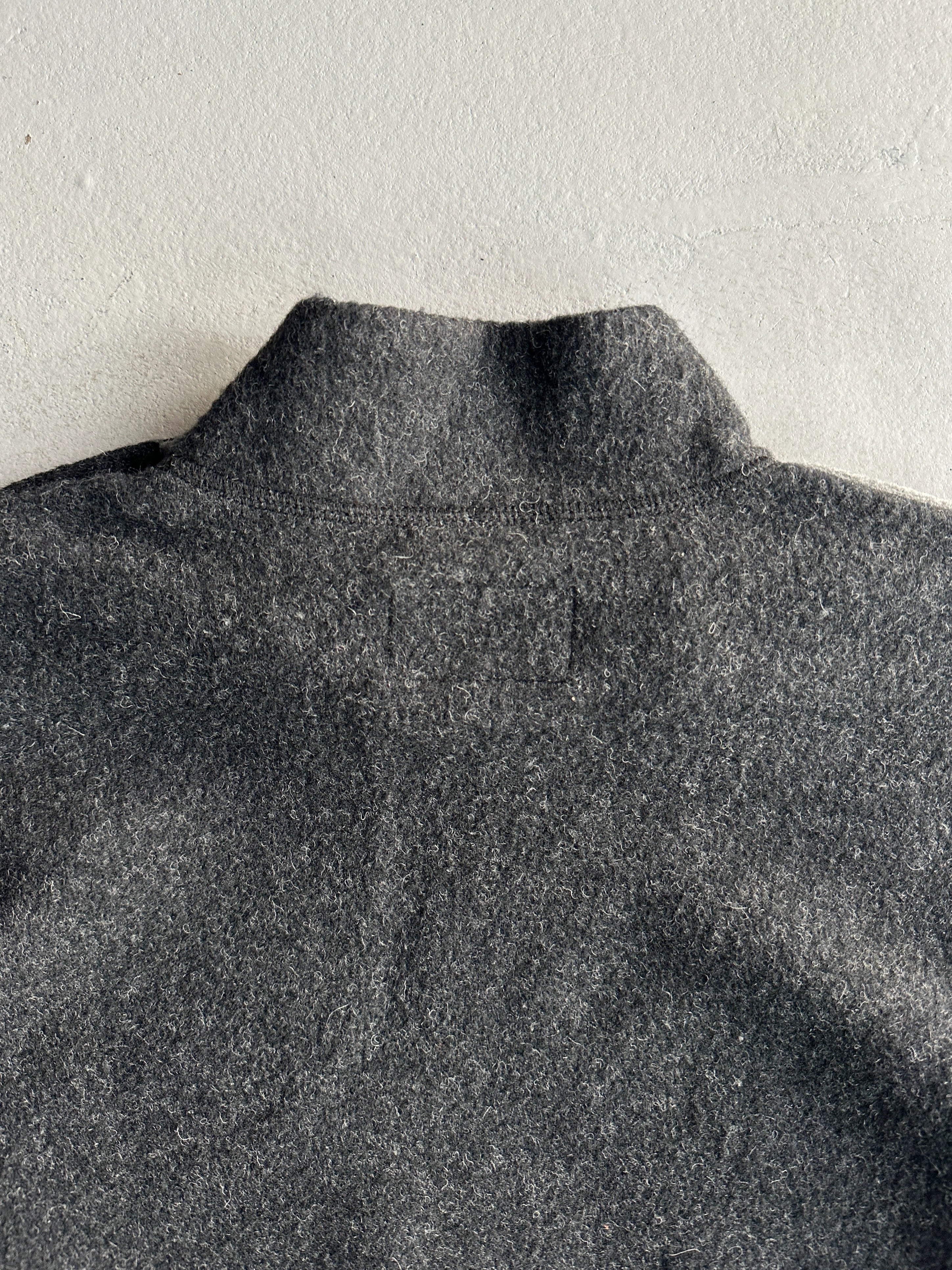 ARMANI JEANS - 1990s FUNNEL NECK WOOL SWEATER