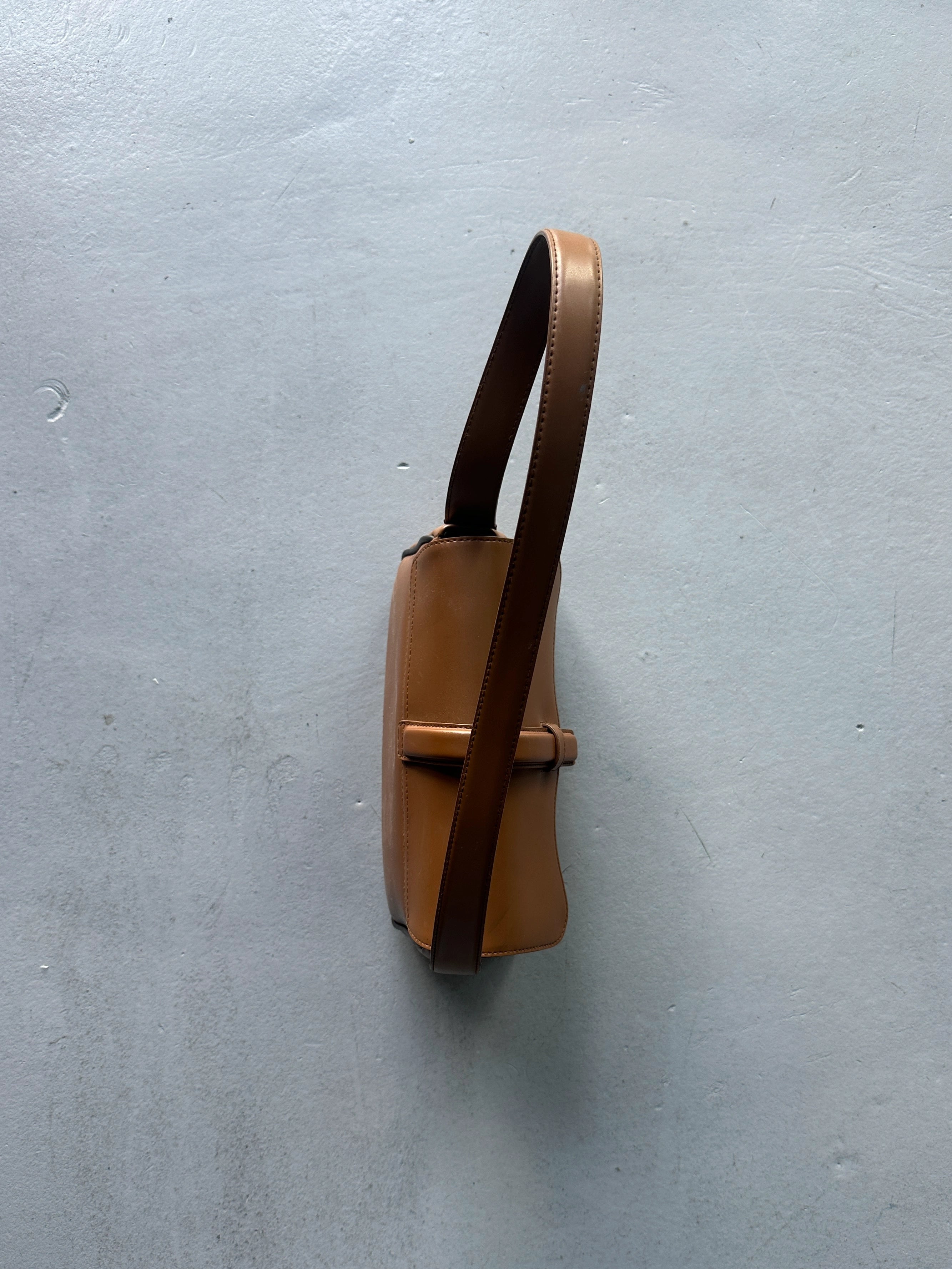 CLAUDE MONTANA - 1990s STRUCTURED SHOULDER BAG