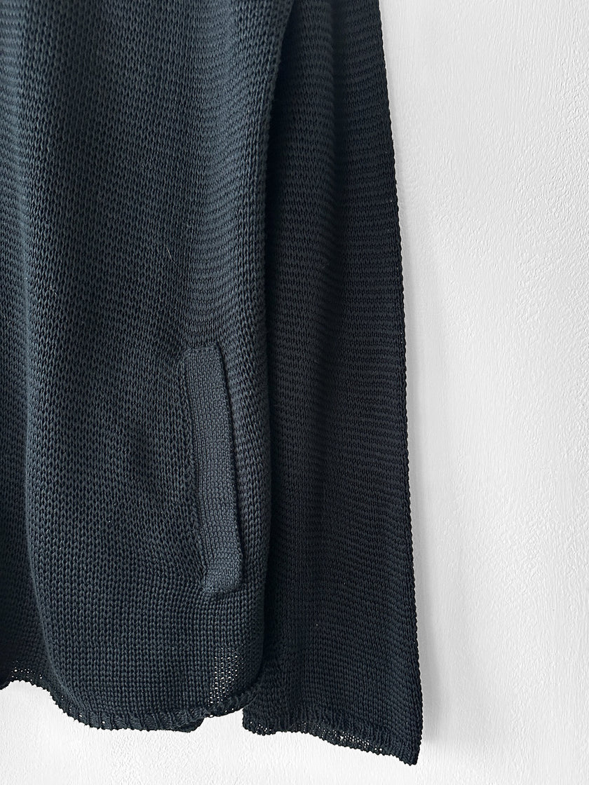 YOHJI YAMAMOTO - F/W 2001 ZIPPED KNIT JACKET