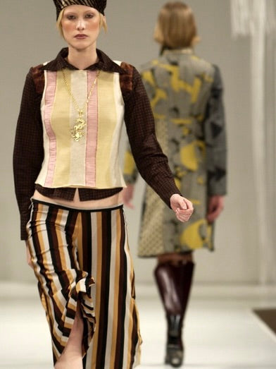 CUSTO BARCELONA - F/W 2002 PANELED LONG JACKET