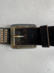 JUST CAVALLI - 2000s DISTRESSED LEATHER BELT